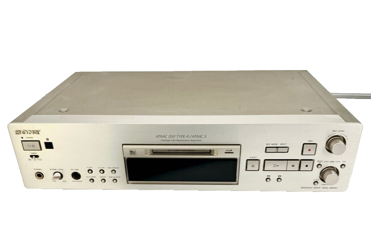 SONY MDS-JB940 MiniDisc Recorder Deck Gold Good GP | eBay