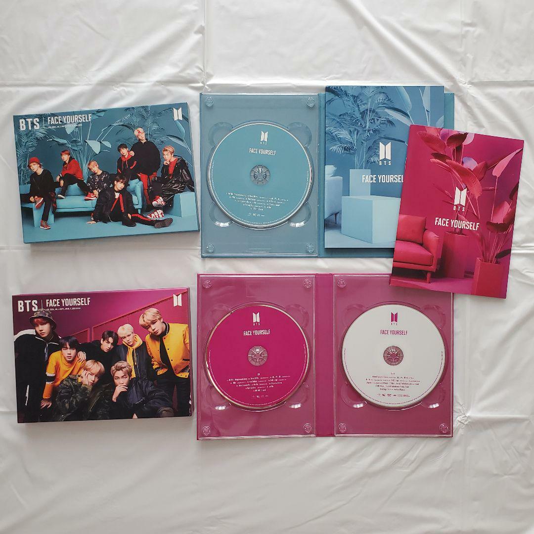 BTS Face Yourself Limited Edition B & C 2 Set CD DVD Photo Booklet
