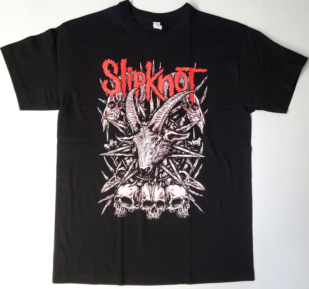 SLIPKNOT T-shirt Heavy Metal Band Tee Men's 100% Cotton Black New
