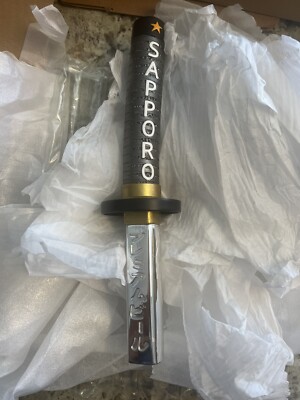 Sapporo Katana Sword BEER Tap Handle Brand 13