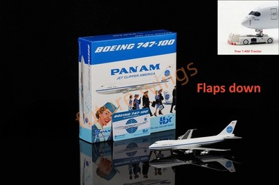 1:400 HX Models Pan AM B747-100 N747PA N735PA N732PA N733PA