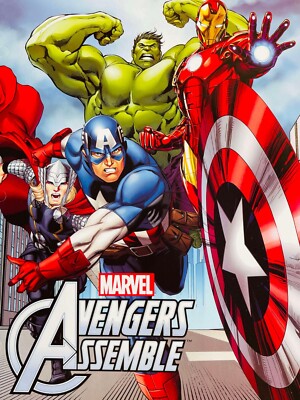 Marvel Avengers Assemble Superheroes 2 Pocket Portfolio School