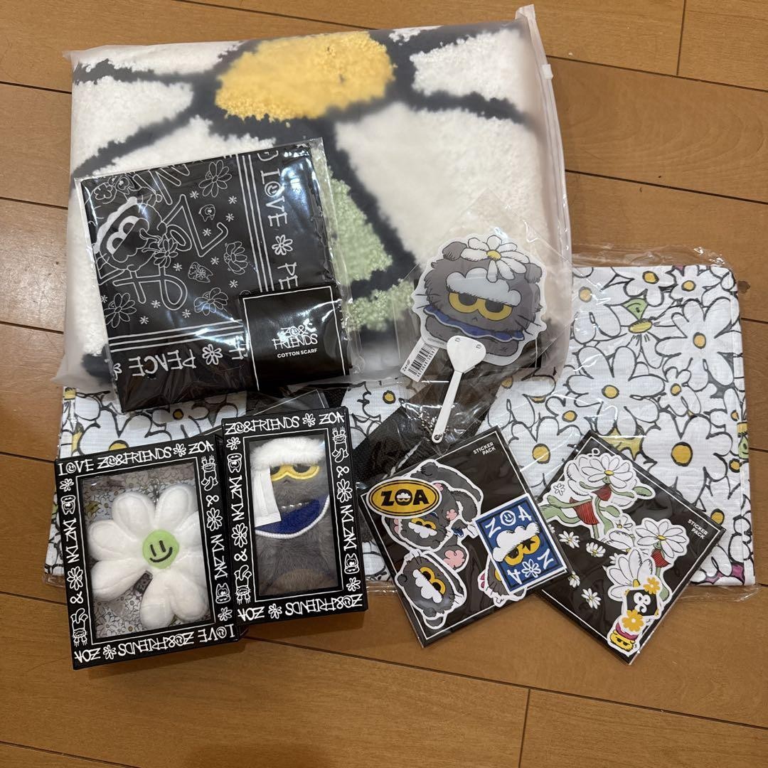 Zo Friends ZOA Pop-Up Key Ring Set 8 pcs G-DRAGON Sticker Plush