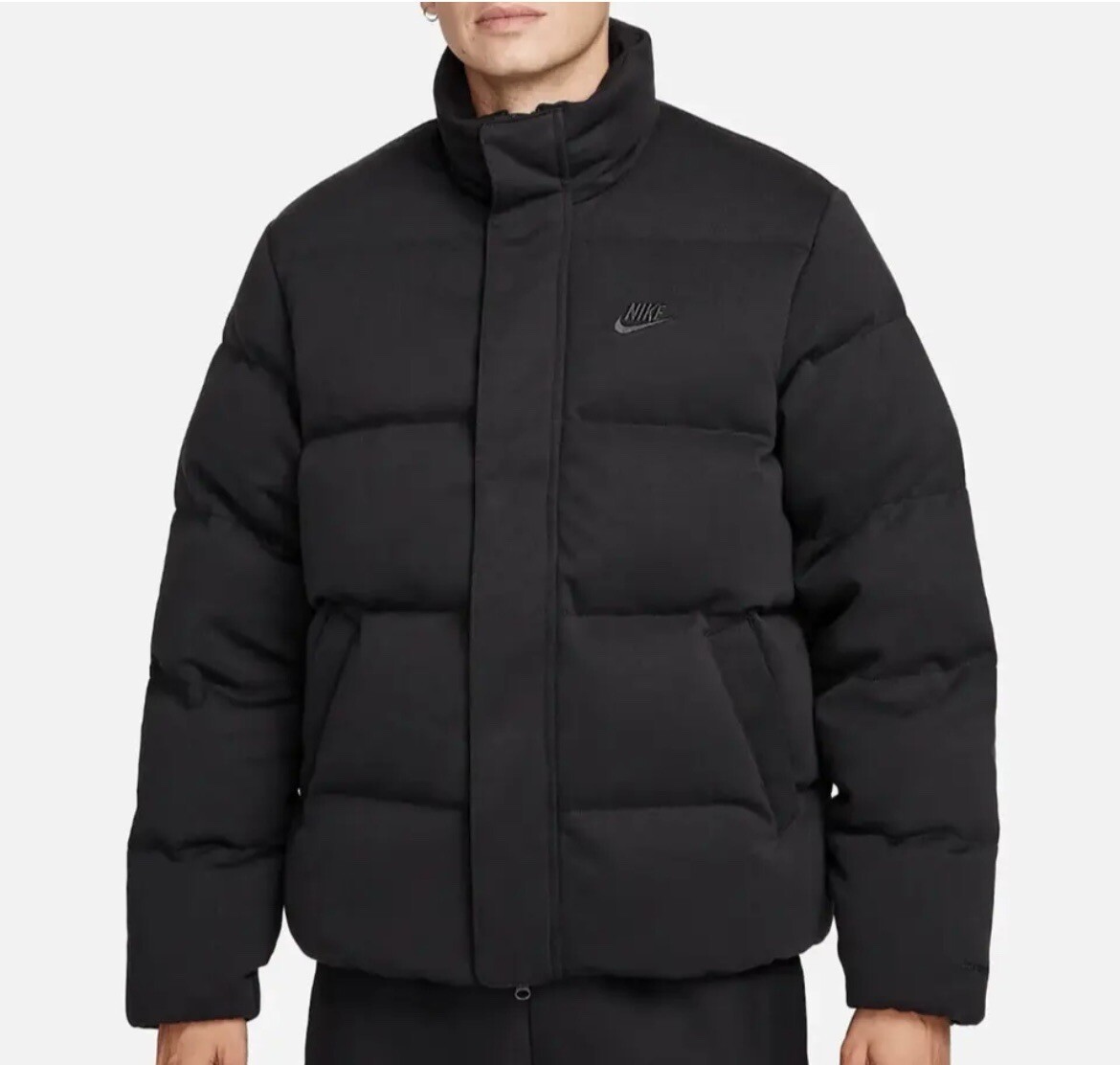 Nike Sportswear Tech Fleece Oversized Down Jacket Black Size XL