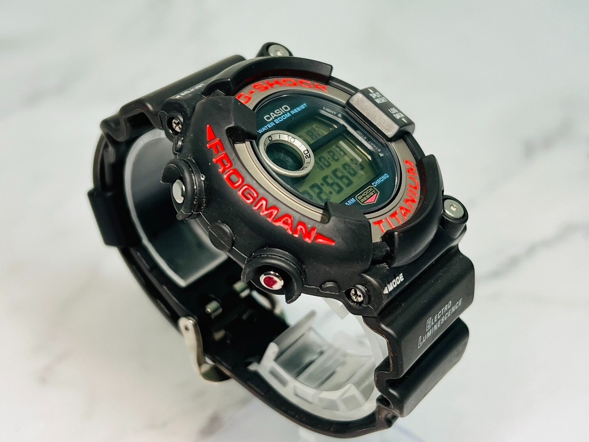 Casio G-Shock DW-8200-1A FROGMAN Black Quartz Fast Shipping | eBay