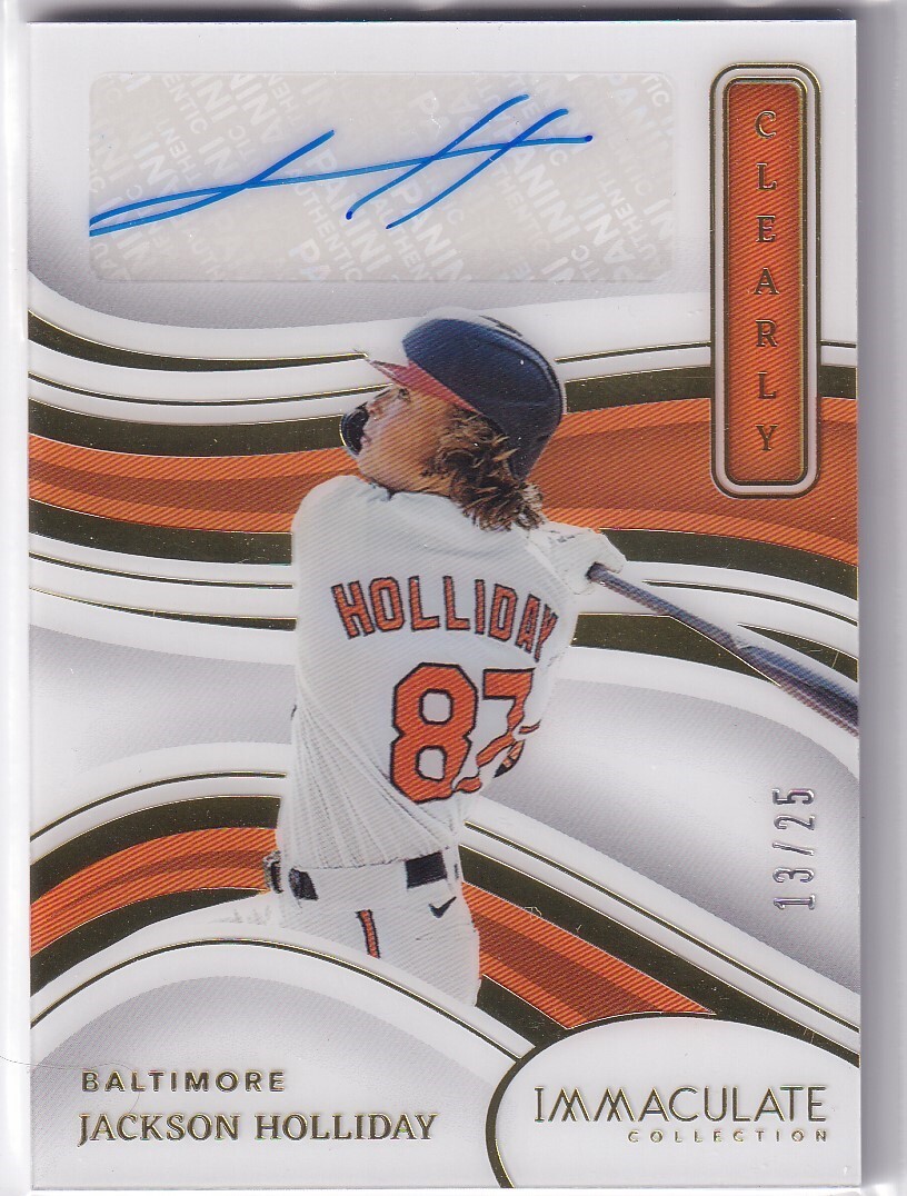 Jackson Holliday 直筆サイン25シリホリデーMLB auto