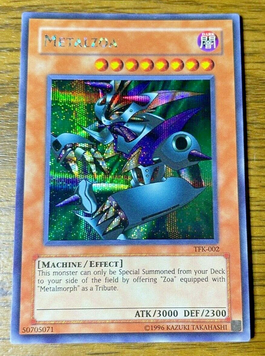 Yugioh Metalzoa TFK-002 Secret Rare Unlimited Edition NM | eBay