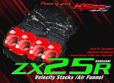 Velocity Stack KAWASAKI Zx25r Air Intake Funnel | eBay