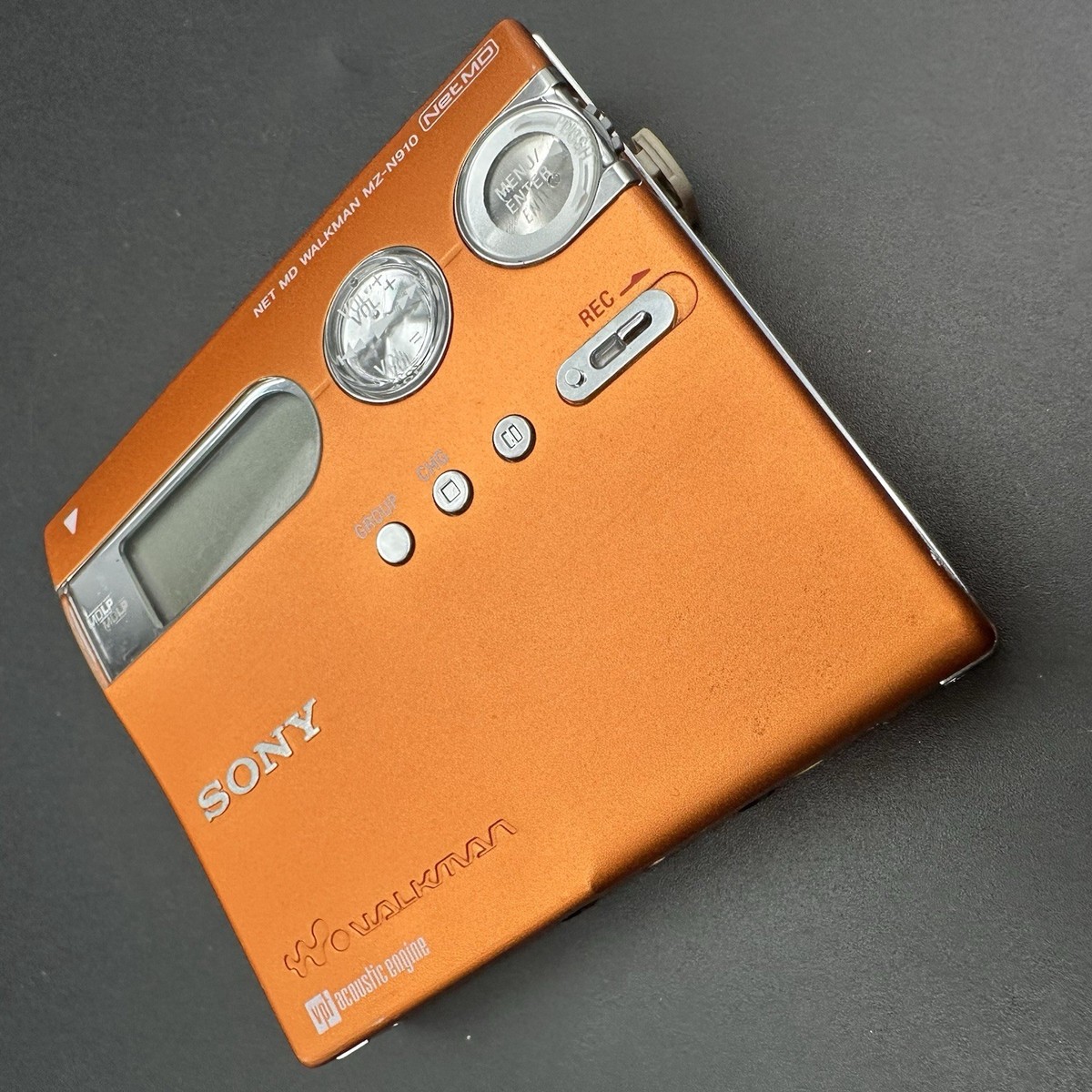 Sony MZ-N910 MD WALKMAN Orange Fully Tested Working | eBay