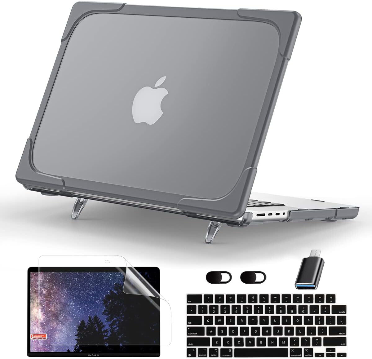 Case For MacBook Pro 14 M5 M4 M3 M2 M1 A3434 A3112 A3185 A3401