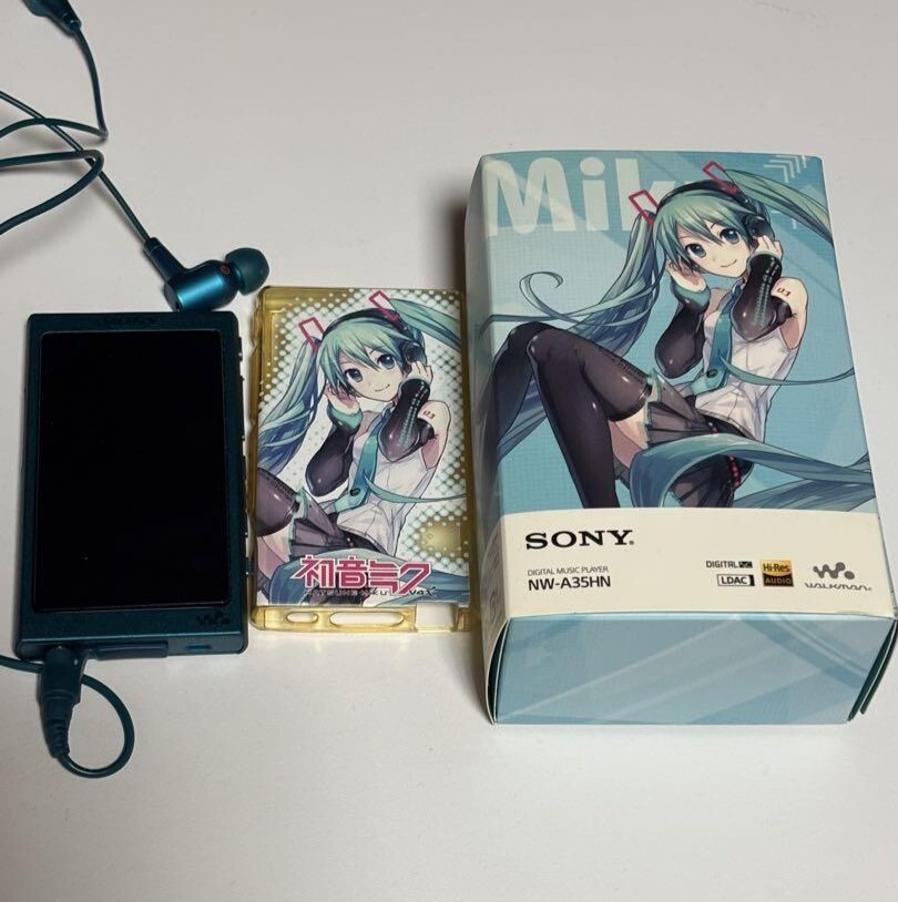 SONY Walkman Hatsune Miku model 10th anniversary NW-A35HN 16GB