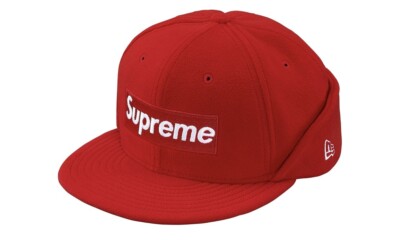 DS: Supreme x New Era Polartec Ear-Flap “Red” Sz 7 1/8 | eBay