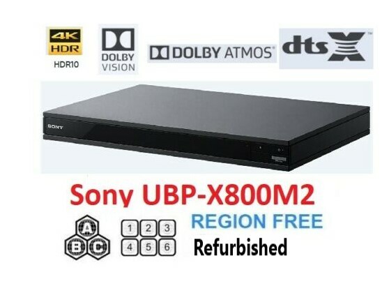 Sony UBP-X800M2 Refurbished REGION FREE BLU-RAY DVD PLAYER ZONE