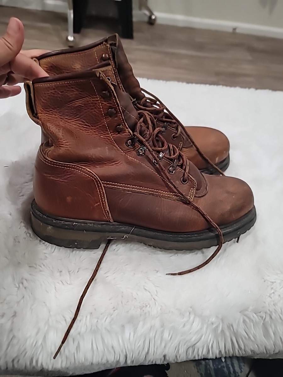 Red Wing ANSI Z41 PT91 Mens Size 11 D MI/75 C/75 EH Brown Leather