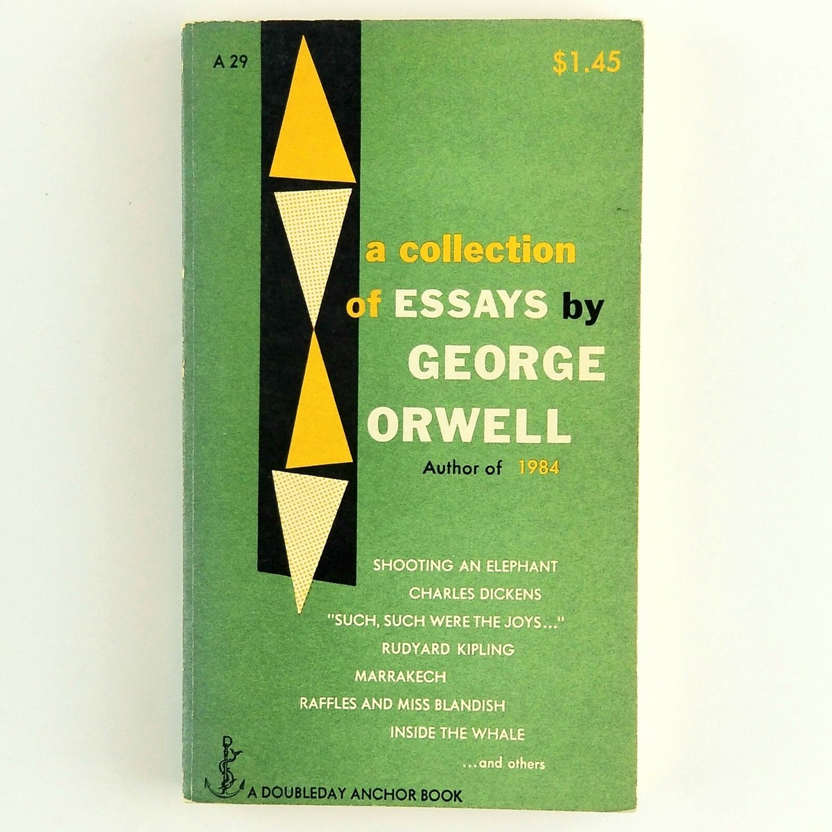 A Collection Of Essays By George Orwell 1954 Education British