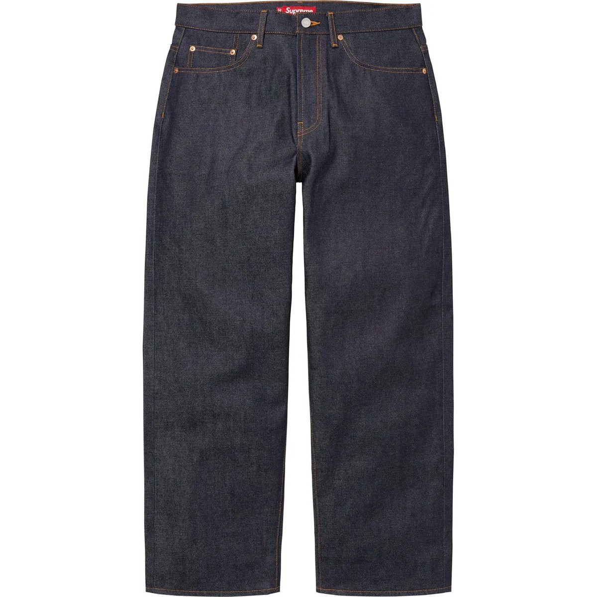 Supreme Rigid Baggy Selvedge Jean Rigid Indigo (25SS) | eBay