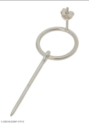 Ground Y x Chainsaw Man Reze GRENADE PIN EARRINGS Yohji Yamamoto