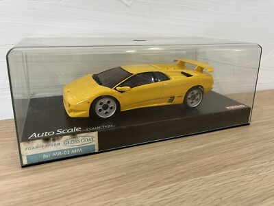 Rare Kyosho MINI-Z Racer Body Lamborghini Diablo VT YELLOW Gloss