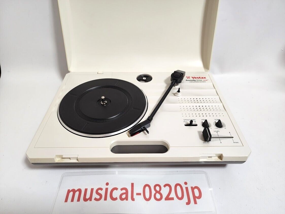 Vestax handy trax USB White Portable Turntable Handytrax Record