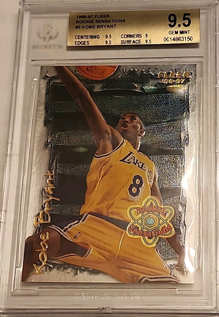 💵💸💎🔥 1996-97 KOBE BRYANT FLEER ROOKIE SENSATIONS BGS 9.5 POP