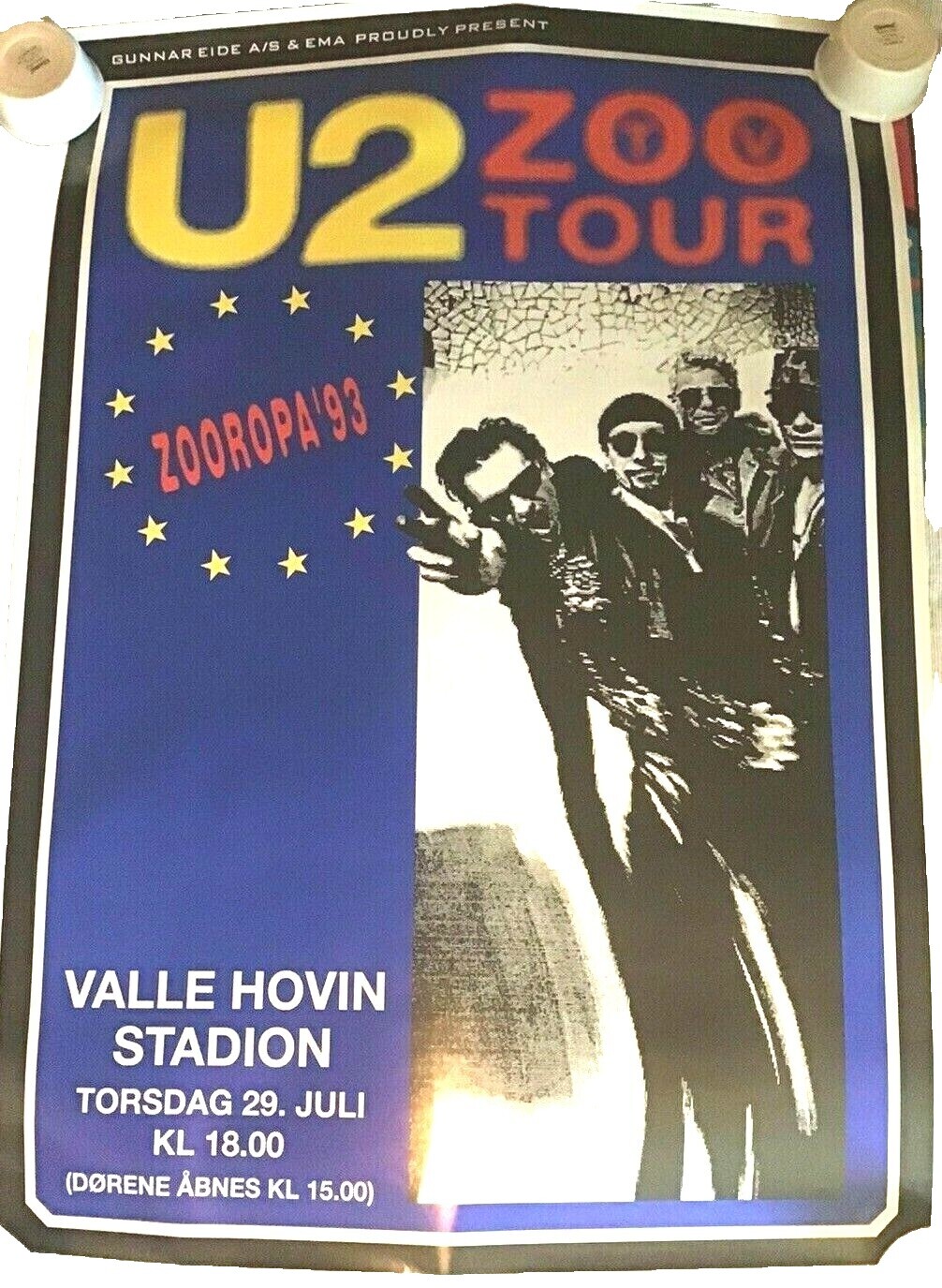 U2 Zoo TV Poster | eBay