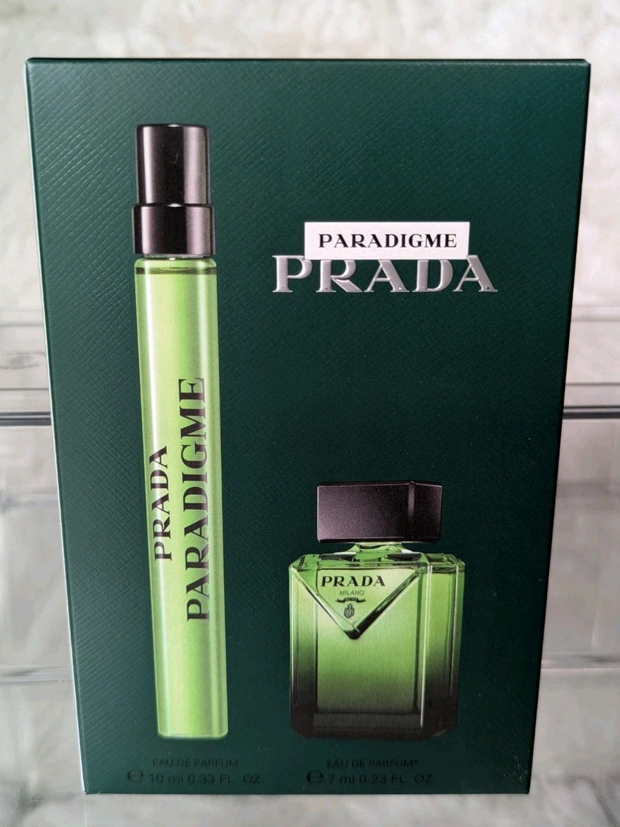 Prada Paradigme Men's Eau de Parfum Cologne Gift Set Mini And