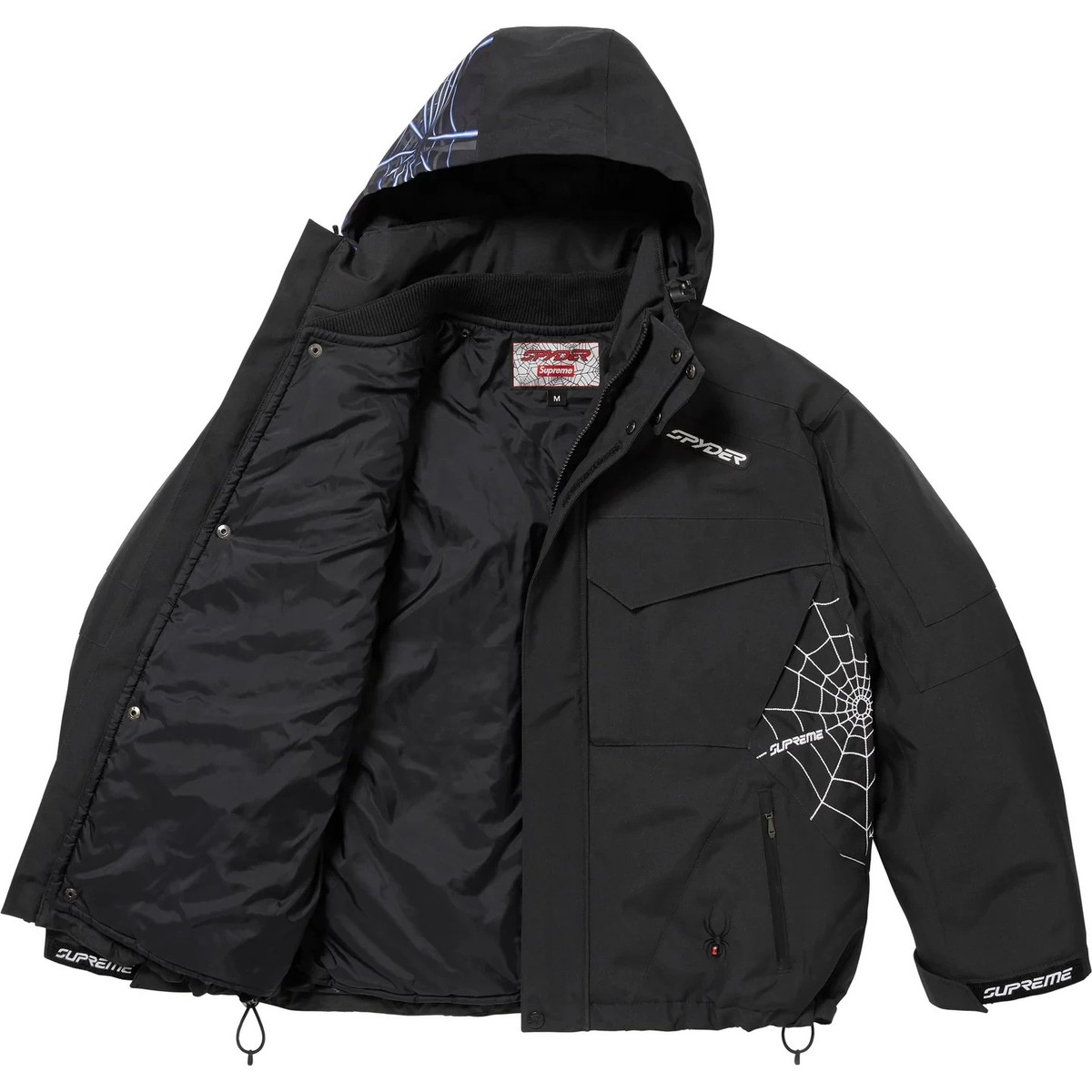 Supreme Spyder Technical Jacket Black | eBay