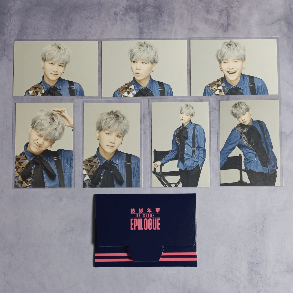 BTS 2016 HYYH On Stage Epilogue Concert Mini Photo Card - Suga