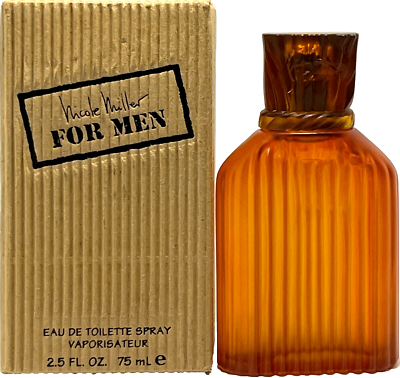 NICOLE MILLER FOR MEN EAU DE TOILETTE SPRAY 2.5 Oz / 75 ml