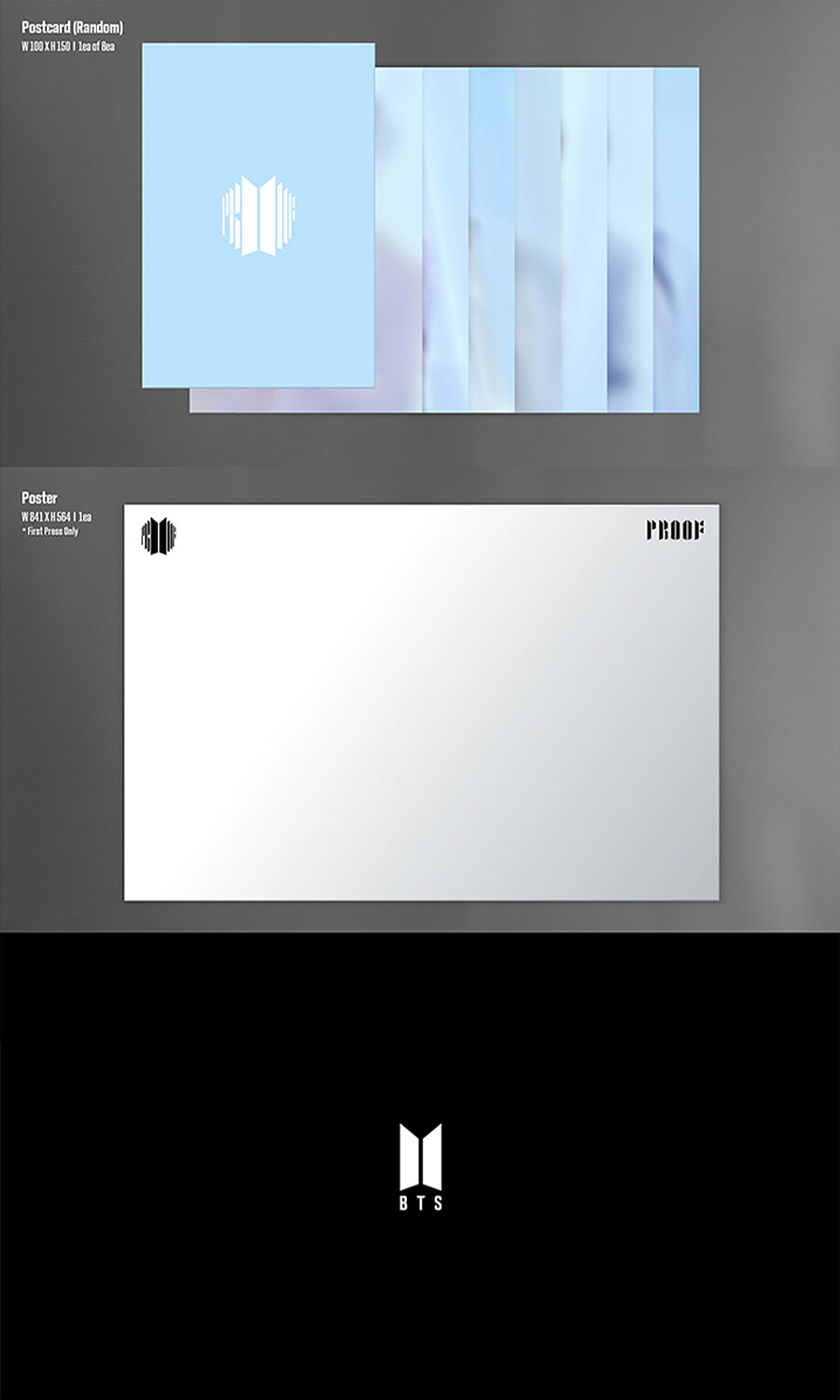 BTS PROOF Album COMPACT/STANDARD EDITION 3CD+POSTER+Photo Book+