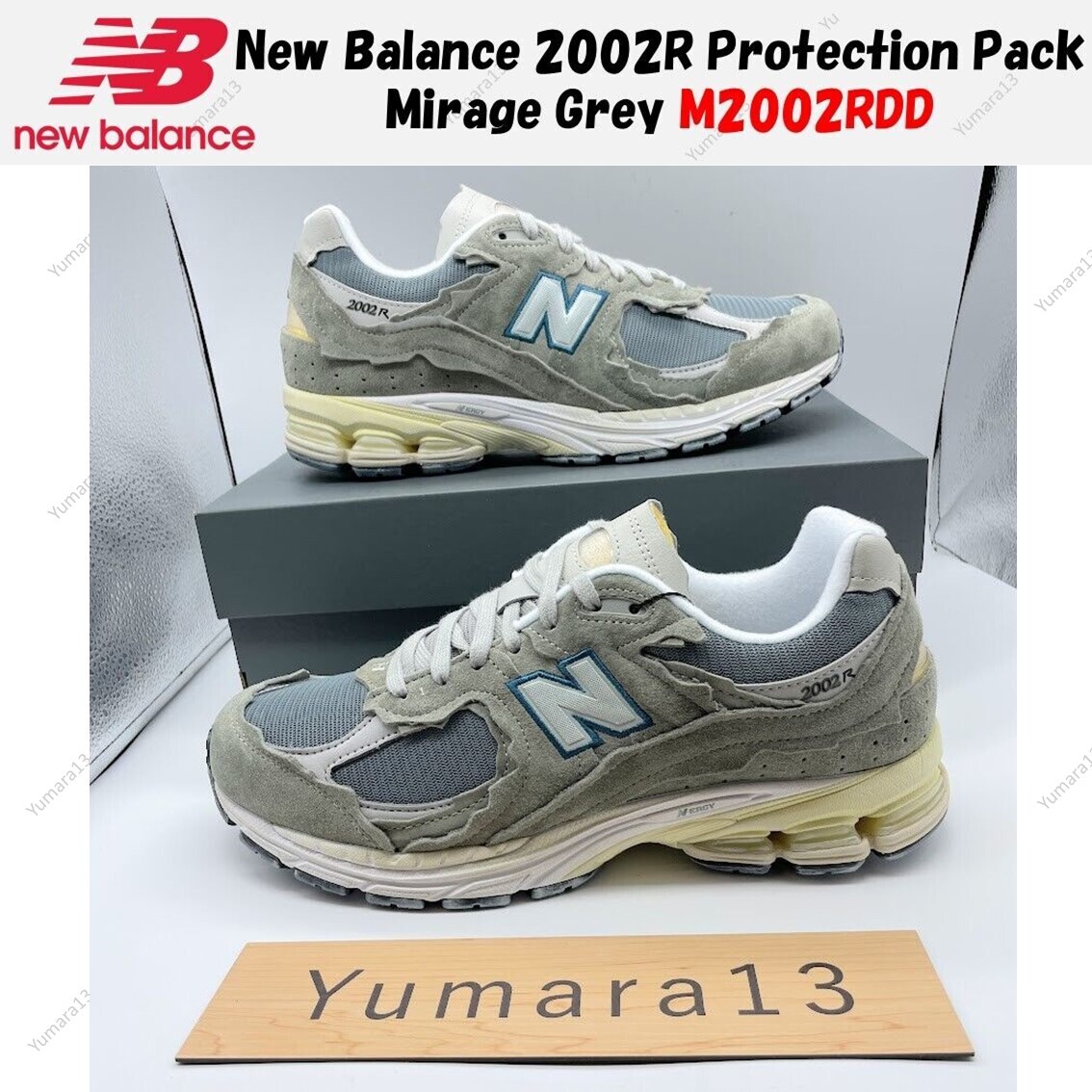 New Balance 2002R Protection Pack Mirage Grey M2002RDD Men's Size