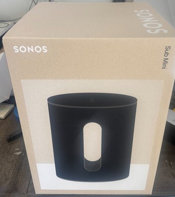 Sonos Sub Mini - Black - Compact Wireless Subwoofer for sale