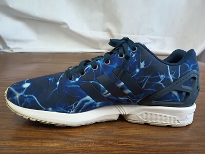 Adidas Originals ZX Flux Torsion Galaxy Print Shoes Blue Men's Sz