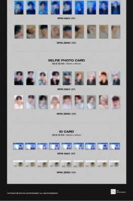 SF9 RPM ZERO ver. トレカ SF9 - RPM [7th Mini Album] - K PLACE