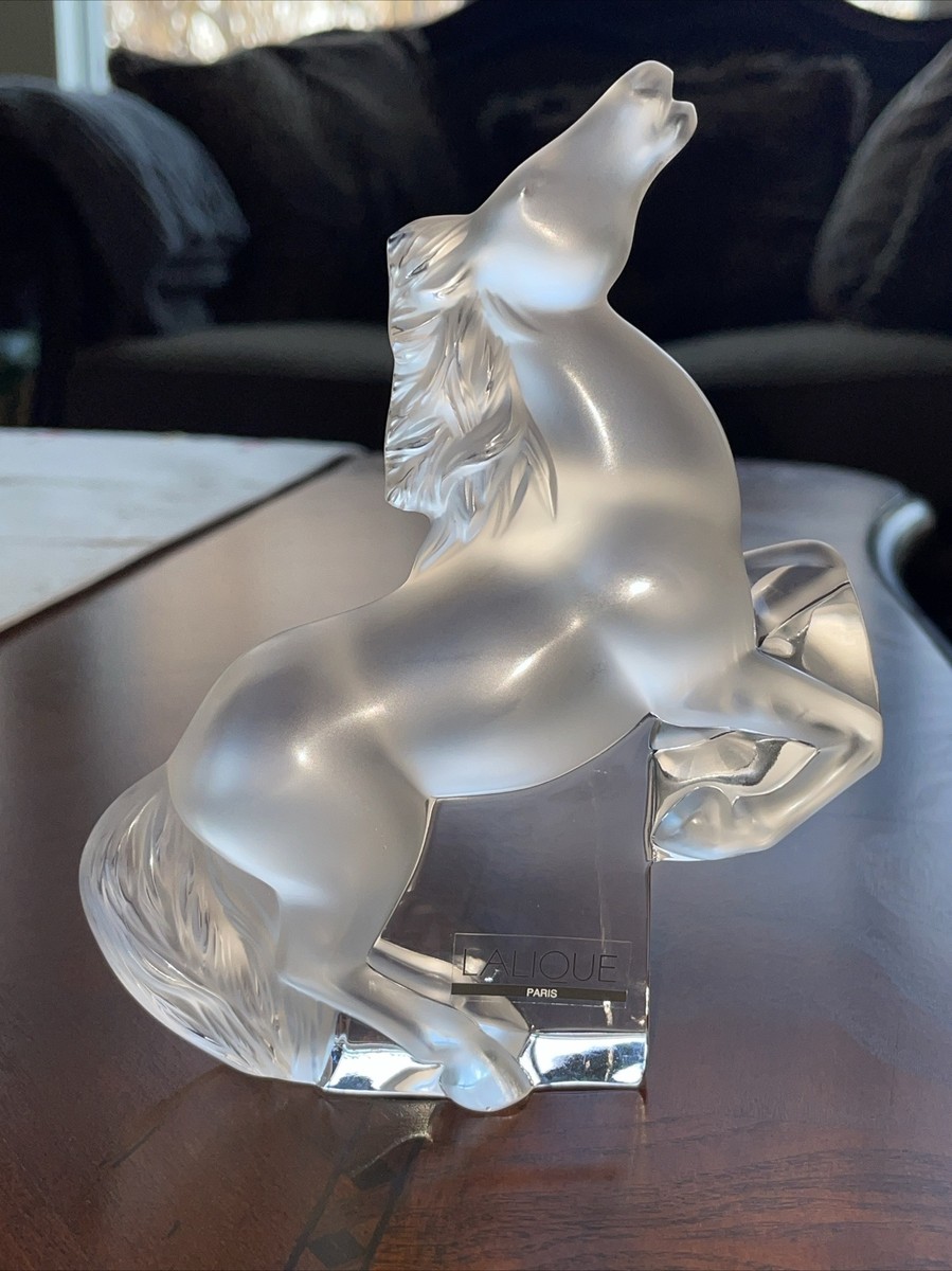 ラリック 馬 置物 アンバー 琥珀 ラリック 馬 置物 アンバー 琥珀