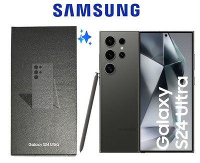 Samsung Galaxy S24 Ultra - 256 GB - Titanium Black (Unlocked) for