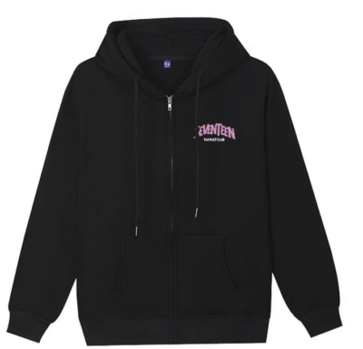 SEVENTEEN Nana Tour 2024 Zip Up Hoodie Size S Official With
