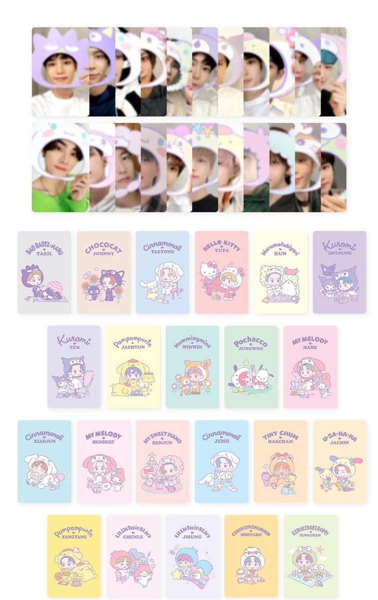 NCT X SANRIO TOWN OFFICIAL MD GOODS TRADING CARD B VER. PHOTO CARD