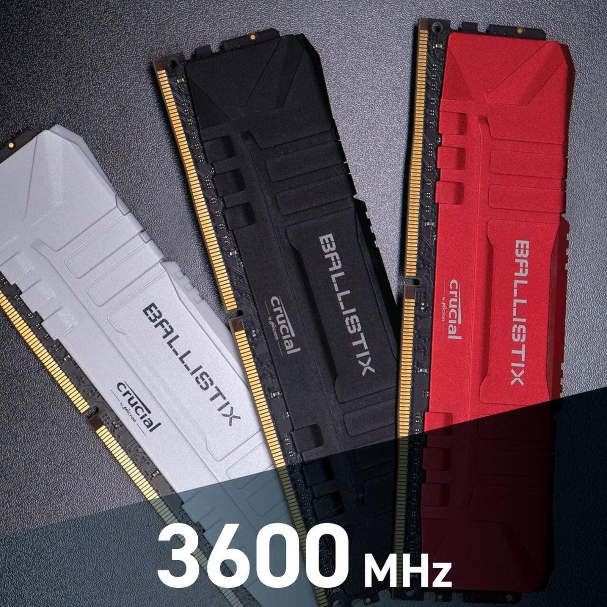 Crucial Ballistix 3600 DDR4 Kit 16GB DRAM Desktop Gaming Memory
