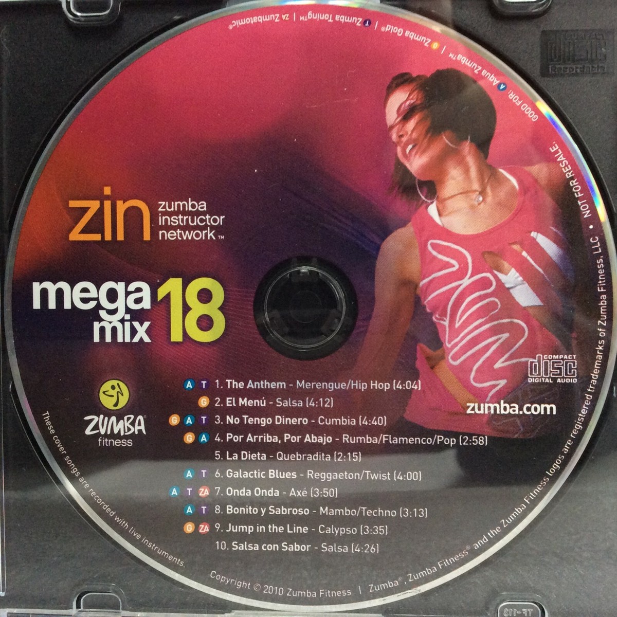ZUMBA Zin Mega Mix Motivational Fitness Music High Cardio