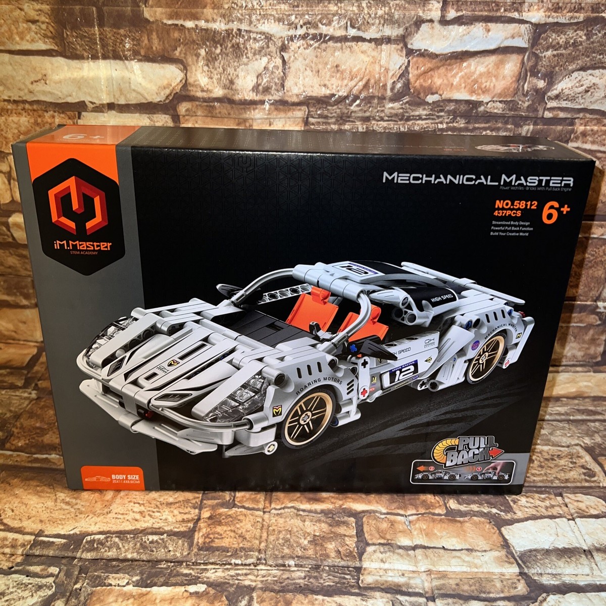 Mechanical Master STEM- Pull Back Super Car - 437 Pieces No. 5812