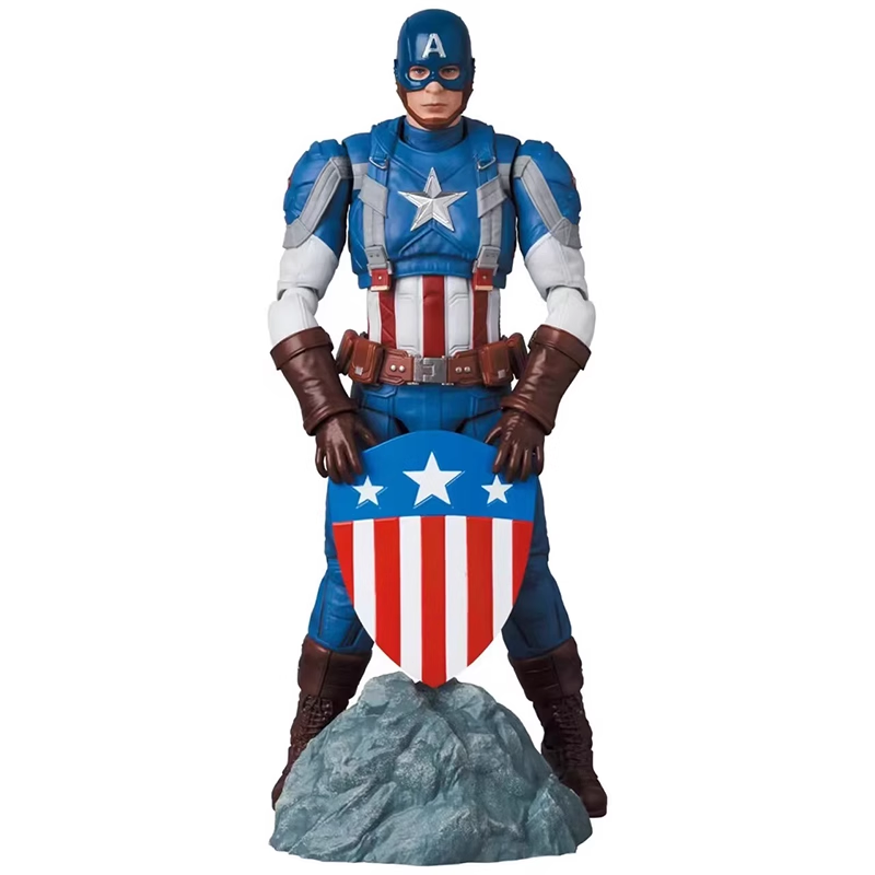 Medicom Mafex Captain America Comic Ver. Action Figure 6 inch | eBay