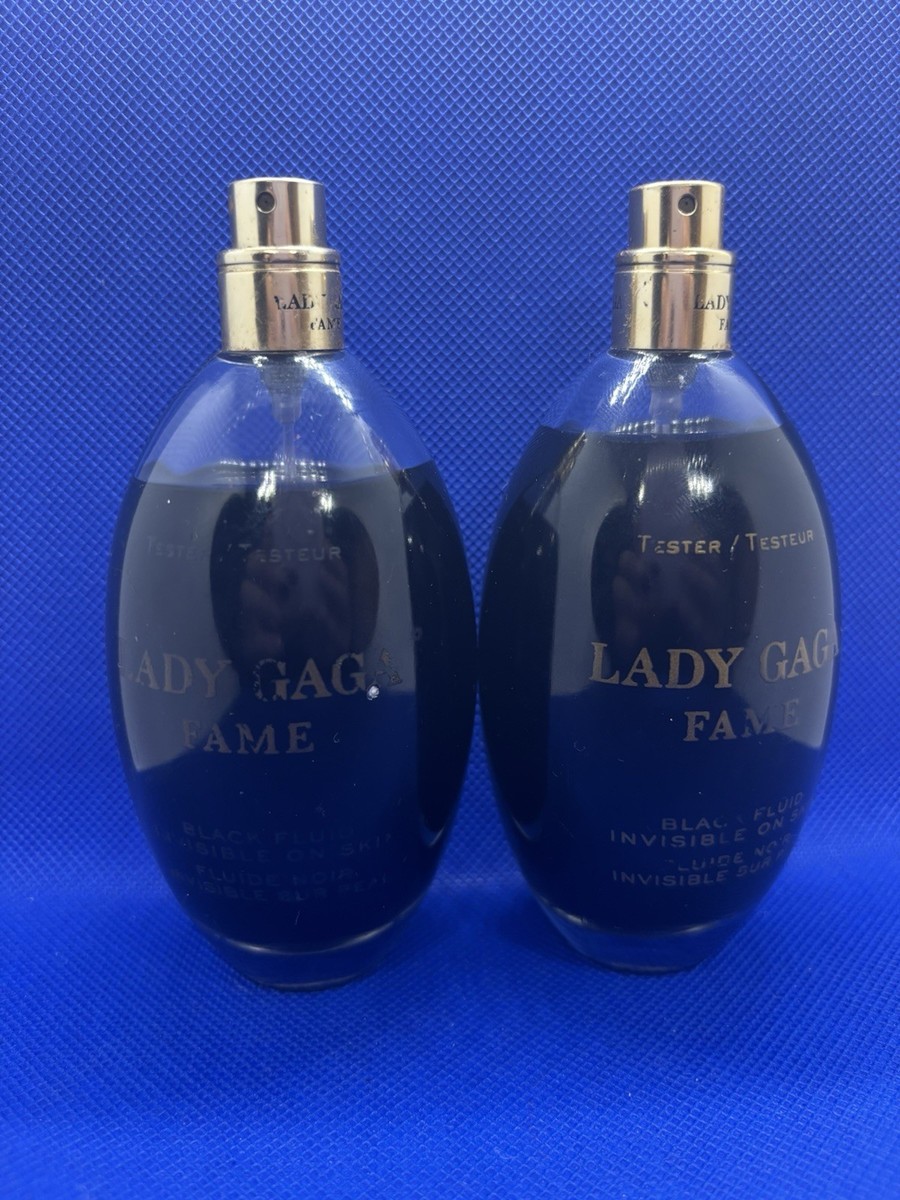 Lady Gaga Fame Black Fluid Perfume 3.4 oz Bundle of 2 – Rare