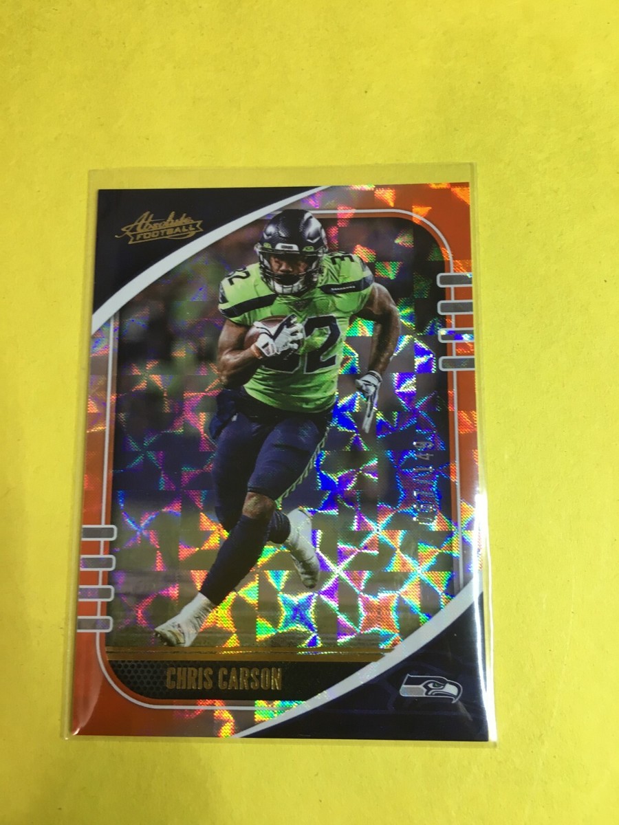 F157,306 2020 Absolute Orange Mosaic #82 Chris Carson/149 Seattle