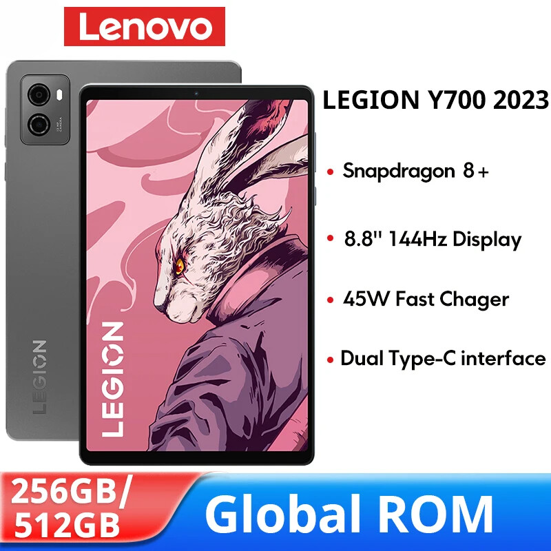 Original Lenovo LEGION Y700 2023 Snapdragon 8+ Octa Core 256GB