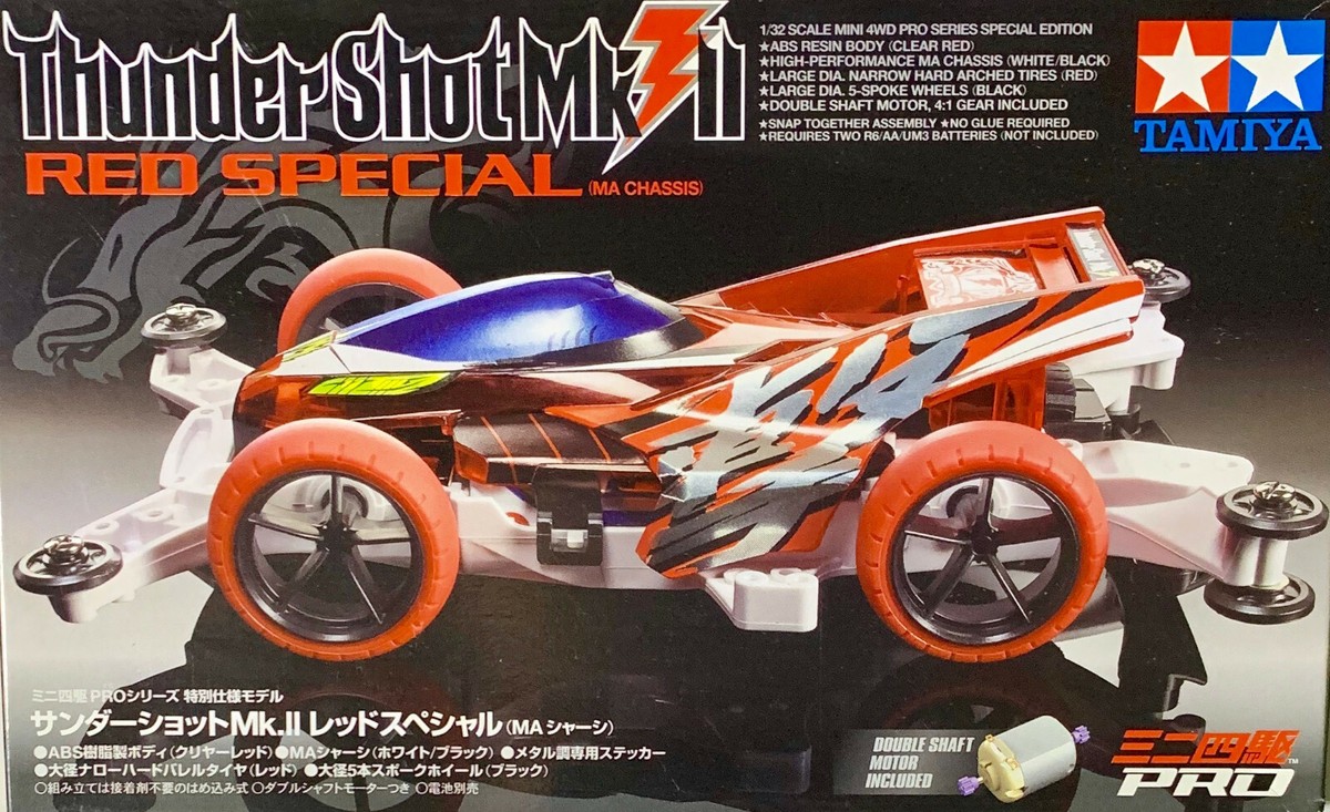 TAMIYA 95212 Mini 4WD Thunder Shot Mk.II Red Special (MA Chassis