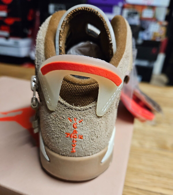 Travis Scott Air Jordan 6 , Kids , Size UK 12.5 , 'British Khaki
