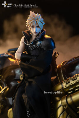 GAMETOYS 1/6 Cloud Strife & Fenrir GT-006C Action Figure Deluxe