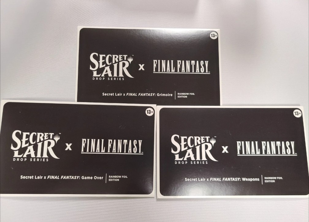 MTG Secret Lair x FINAL FANTASY Complete ENG FOIL SET Magic x FF