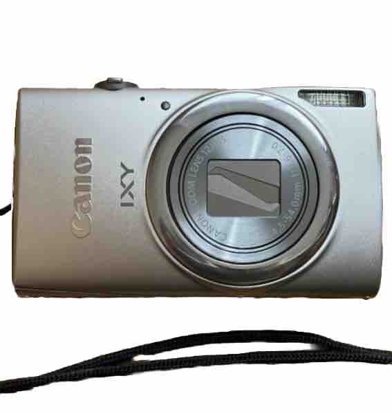 Canon IXY 630F 630 F 12.1MP Digital Camera W. 10x Zoom Lens Silver